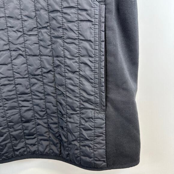Perry Ellis Black Puffer Knit Fully Lined Stand Up Collar Vest Mens Size XL - Picture 6 of 13